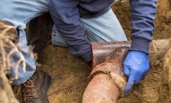 sewer line repair can be necessary when you notice sewage backups, slow drains, or foul odors coming from your pipes